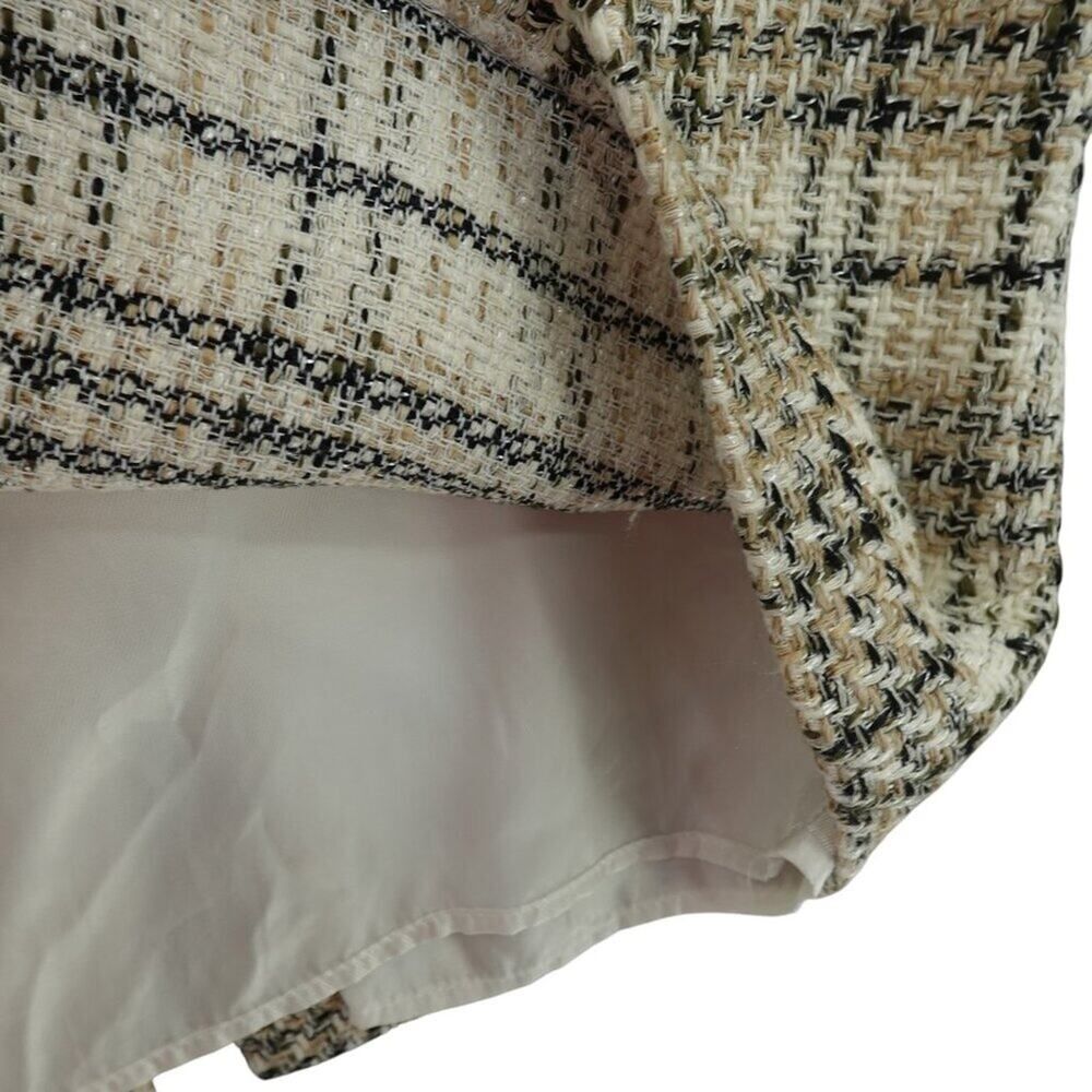 Elie Tahari Tweed Plaid Mini Skirt Women's Sz 6 - Picture 5 of 13